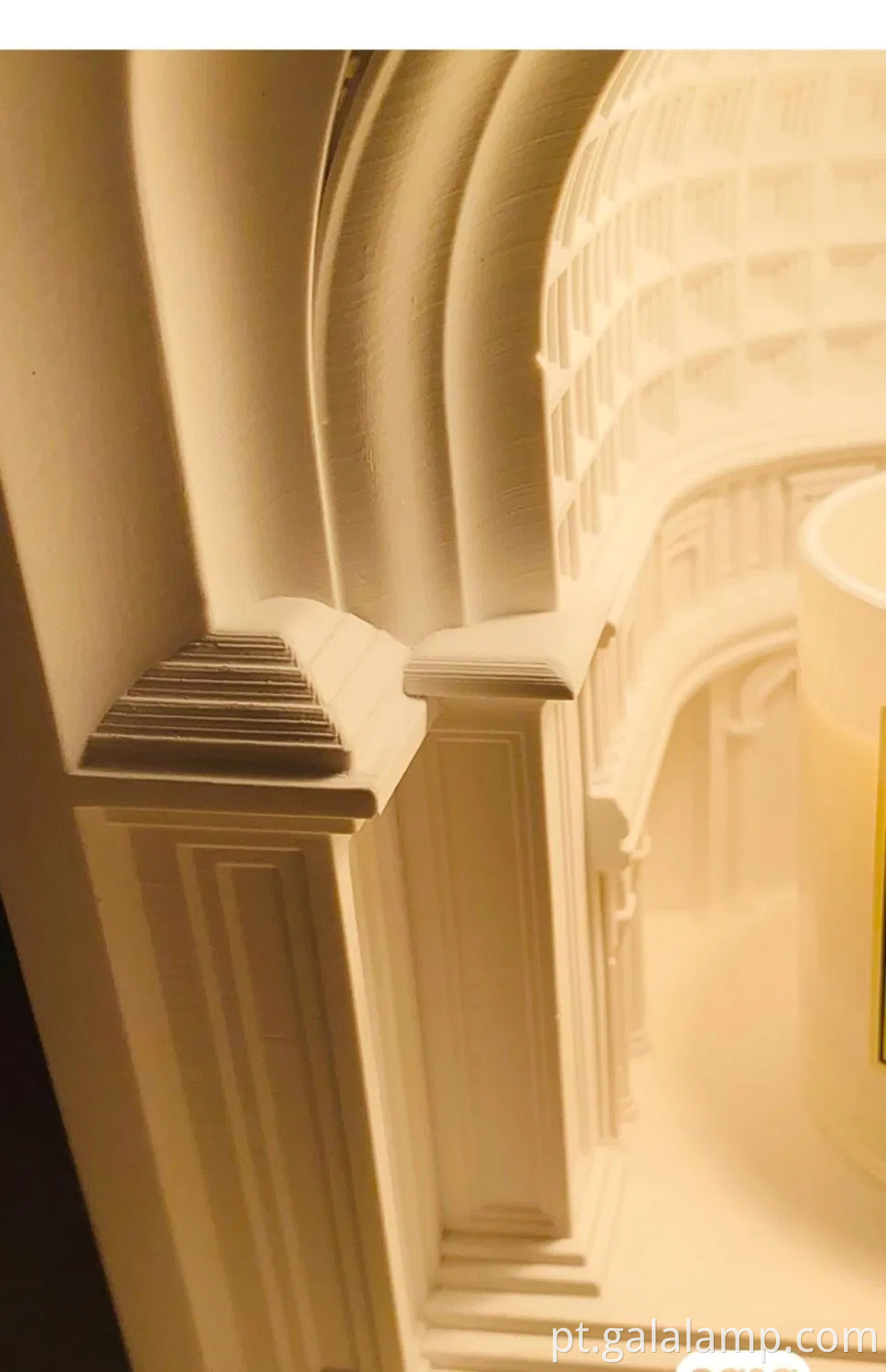 Lâmpada de mesa de cabeceira com cera de fusão para aromaterapia